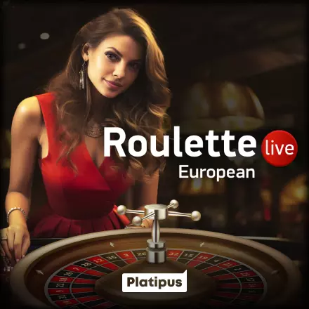 Ruletka europejska na żywo (Platipus) w LuckyGem